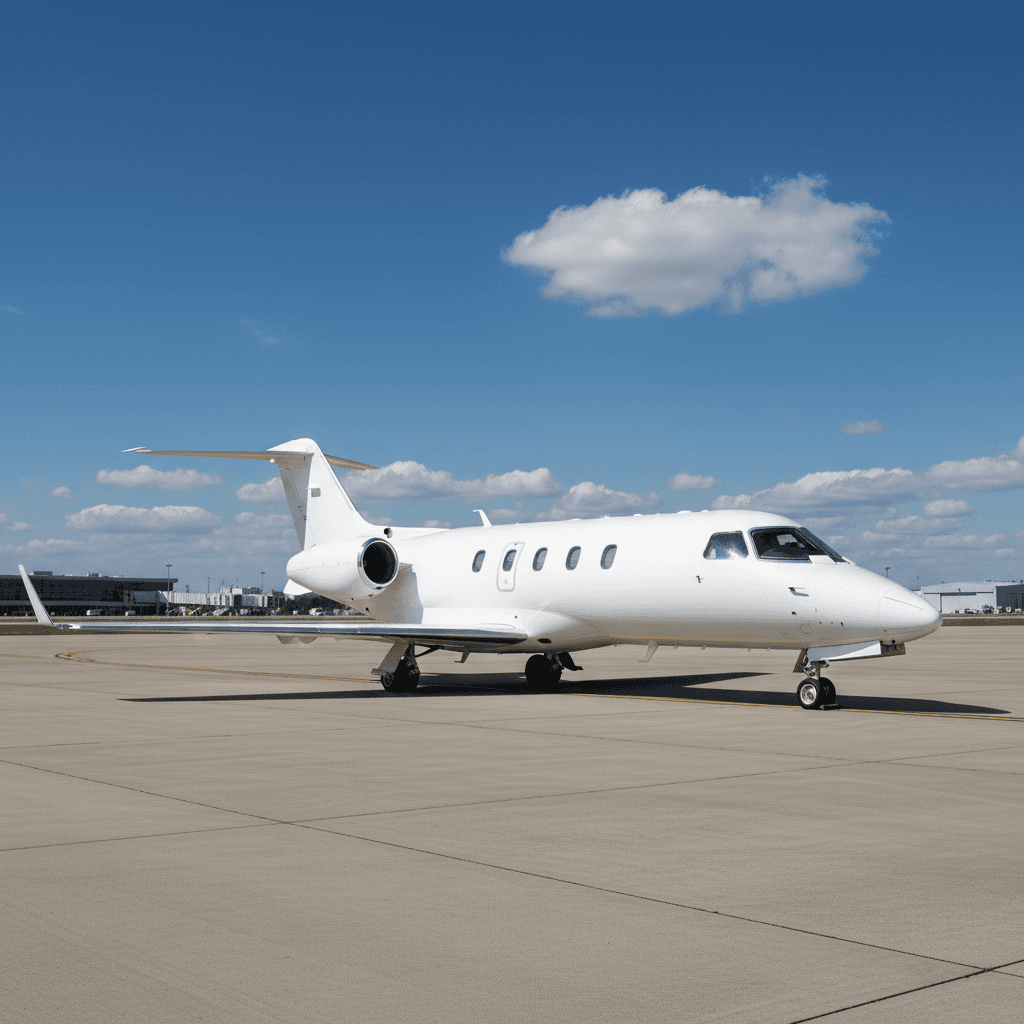 Learjet 60 midsize jet
